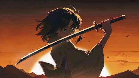 Sunset Blade Warrior